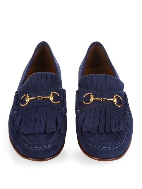 gucci women's suede loafers.